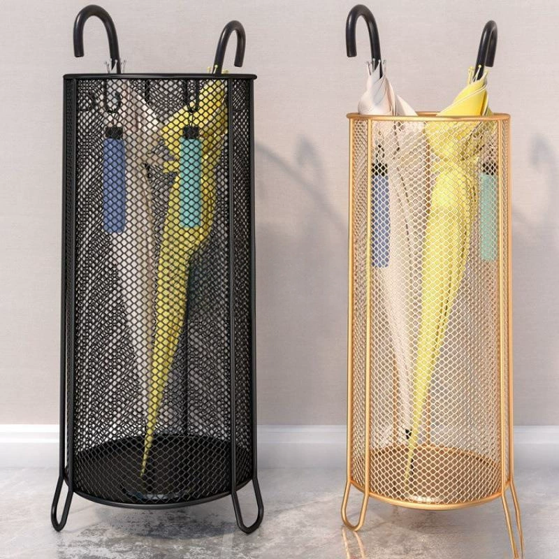 Стеллаж для хранения зонтов, ведро для зонтов, бытовая дверная вешалка для зонтов, коммерческая подвесная вешалка для зонтов, большая вместимость