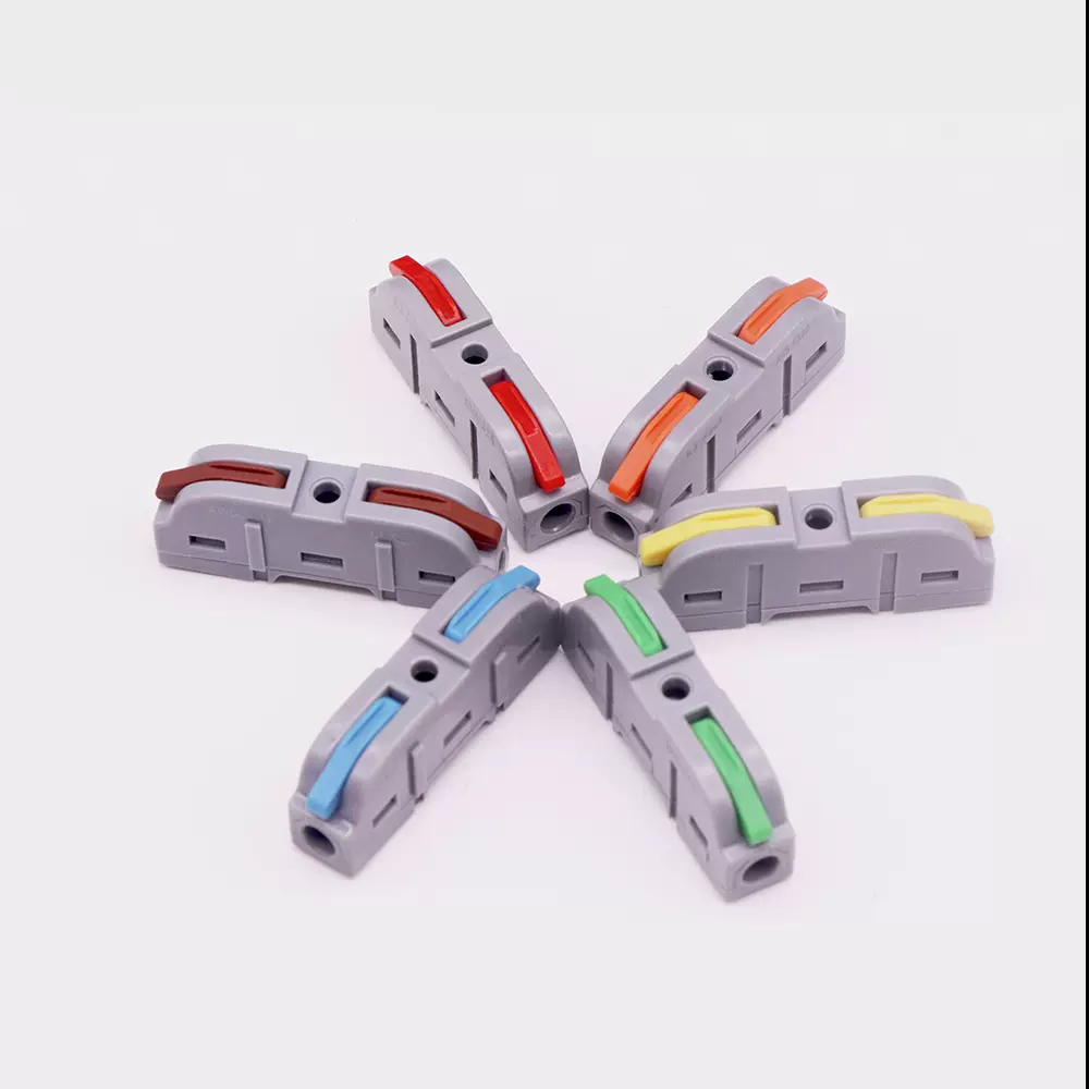 lt-211电线连接器对接接线端子快速接头灯具连接器 一进一出 5克