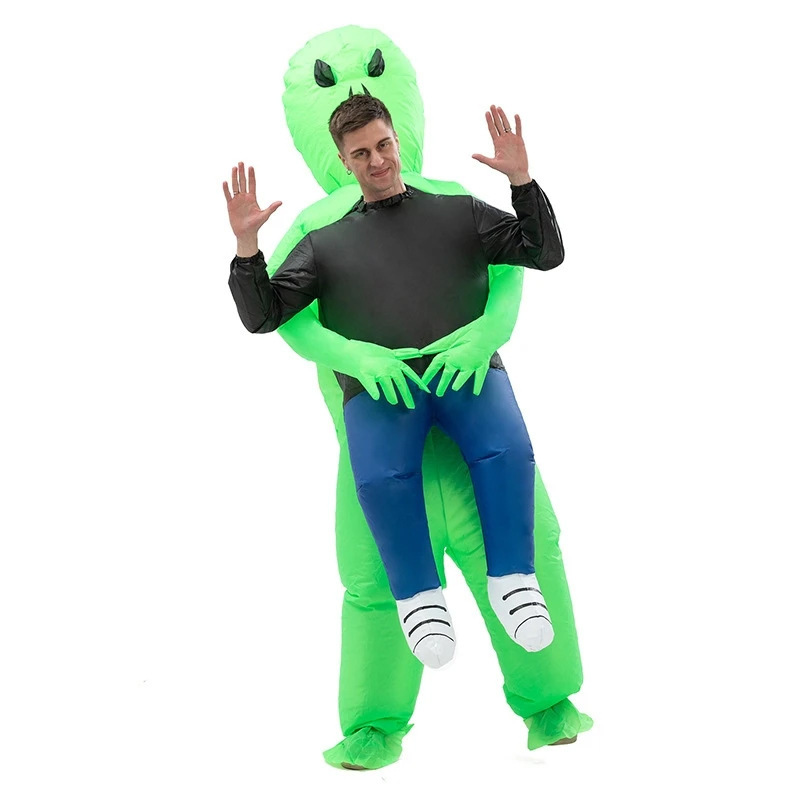国境を越えたAmazonの売れ筋ハロウィーンコスチュームパロディー小道具エイリアンインフレータブルスーツ同スタイルゴーストハグ人形スーツ|undefined