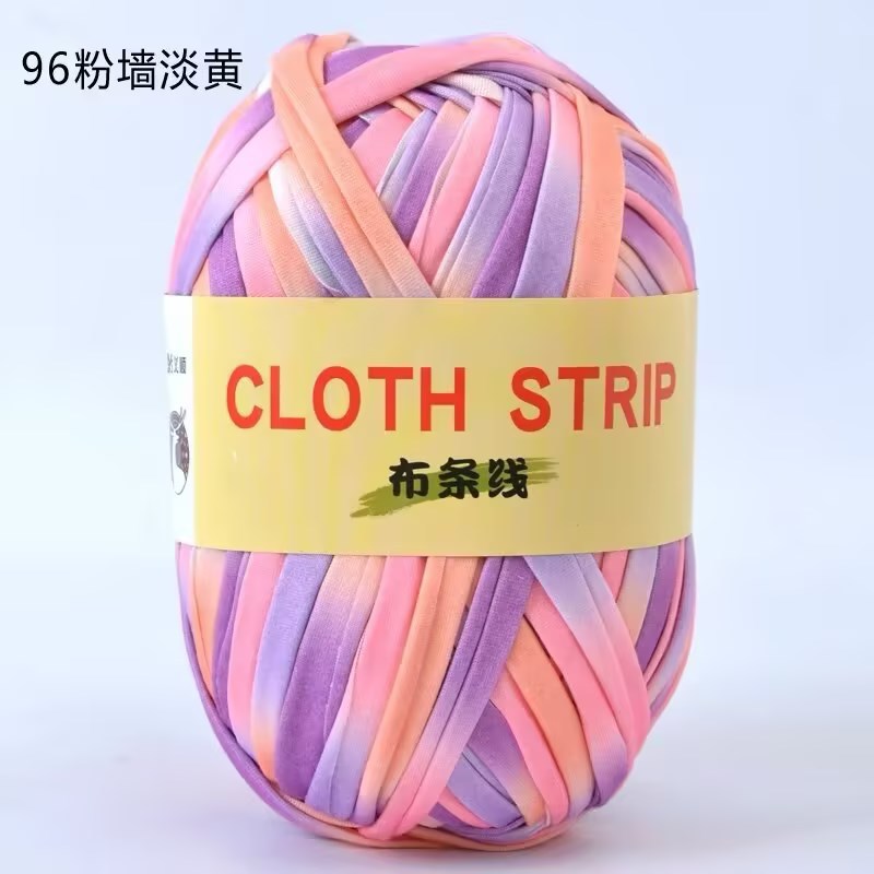 Gran gancho de línea de tela muñeca zapatillas de almacenamiento cesto cojín manta ganchillo DIY material casero tela gruesa trenzado