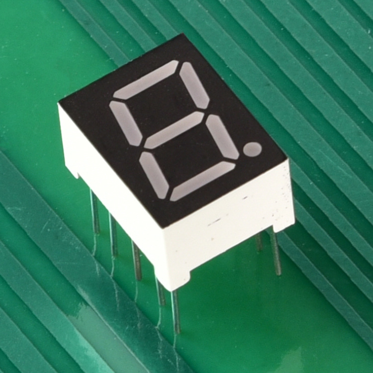0.39英寸一位数码管黑白 CS3911AH/3191BH 七段LED1位白色显示屏