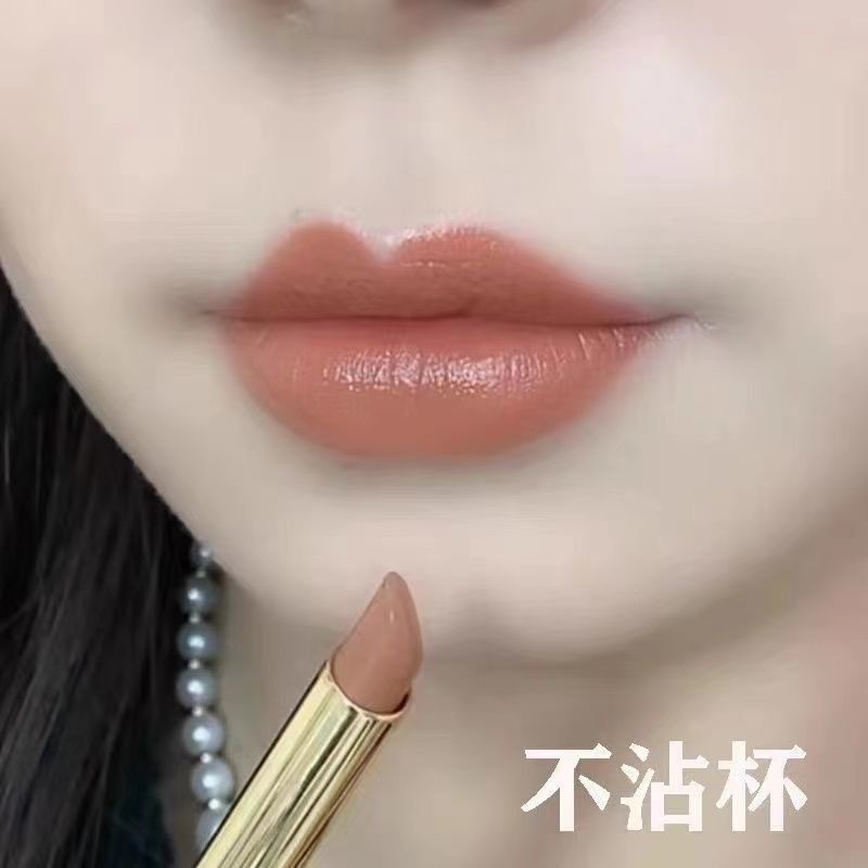李佳琪推荐口红黄皮肤不掉色不沾杯不脱色豆沙肉桂色网红爆款代发