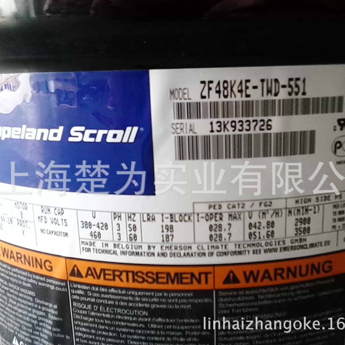 压缩机/ZF18KQE-TFD-551/ZF19KQE-TFD-564/ZF41KQE-TFD/ZF34KQE