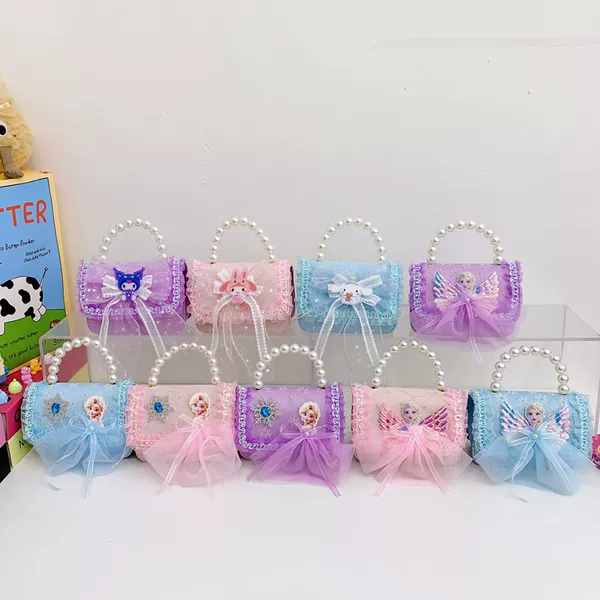 Children's Bags, Girls' Hand-Held Coin Purses, Versatile Mini Girls' Cross-Body Bags, Cross-Body Storage Bags, Cute and Lightweight