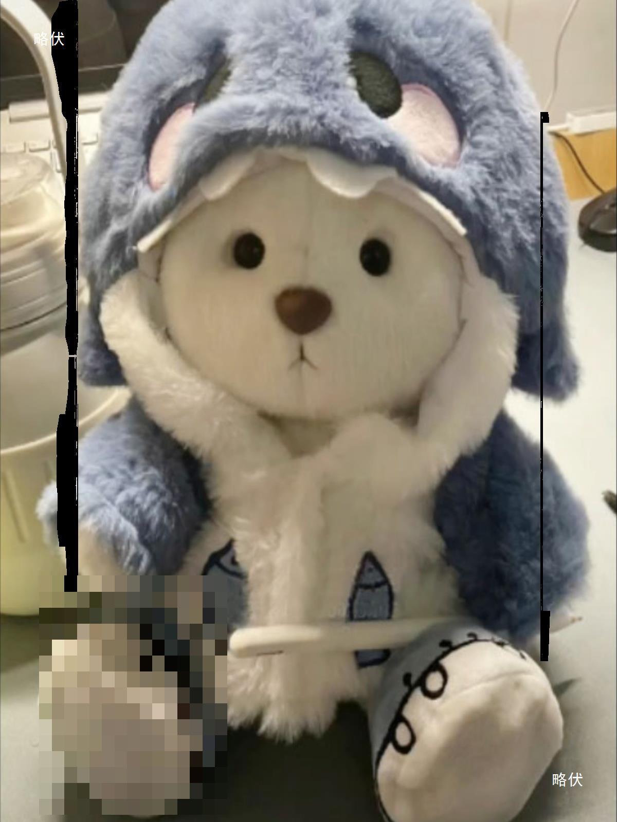 유일한 옷] 레나 곰 옷 중간 30CM 인형 TEDDYBALE 곰 봉제 인형