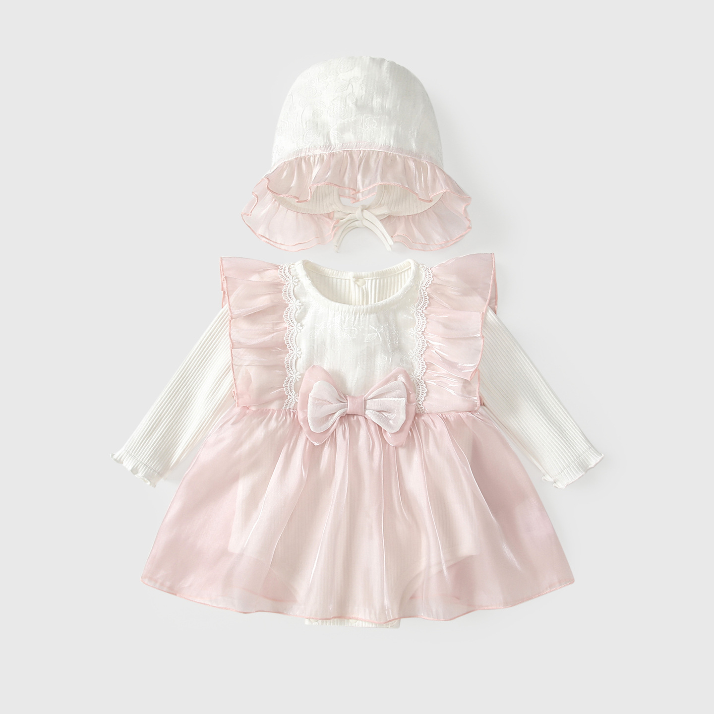 Baby Autumn Clothes, Newborn One-Piece Autumn Clothes, Fashionable and Cute Skirts, Baby Girl Princess Going Out