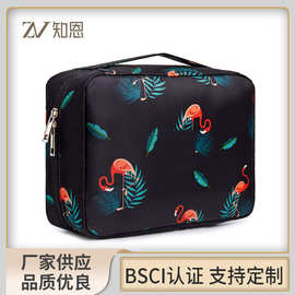 旅行收纳包挂式洗漱收纳袋男女适用立体式化妆洗漱包可印图便携