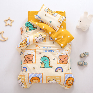Kindergarten Quilt Three-Piece Set Kidsren's Quilt Cover Baby Kindergarten Six-Piece Quilt Bedding Pure Cotton Special Nap Winter