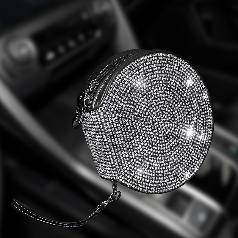 Shiyong – Car-mounted Diamond CD Multimediya və saxlama aksesuarları - cd-case-white-diamonds