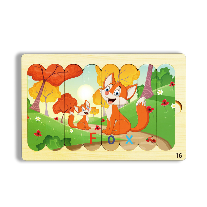 Niños barras de helado de madera puzzle de pensamiento lógico 3 + puzzle infantil de educación temprana divertido puzzle de barra de iluminación