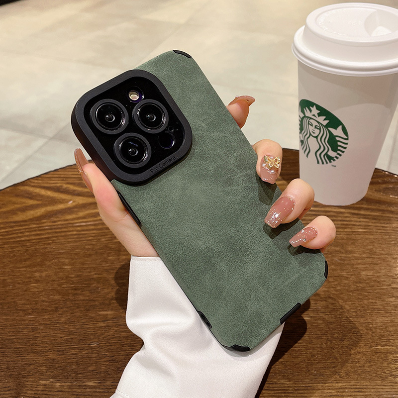 Eye suede-single shell-dark green