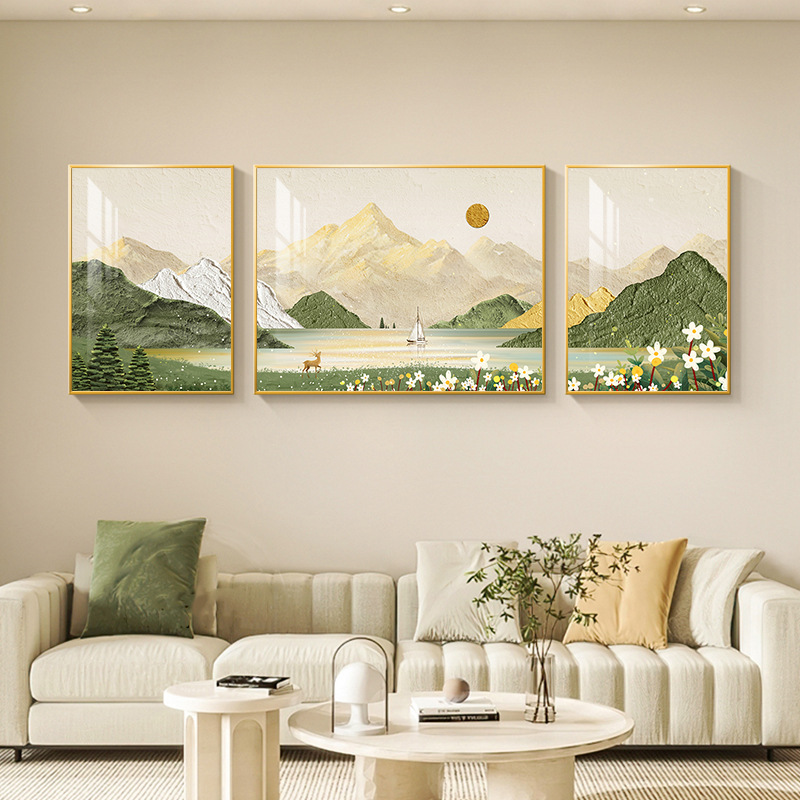 深セン大芬油画村現代シンプルなリビングルームの装飾画|undefined