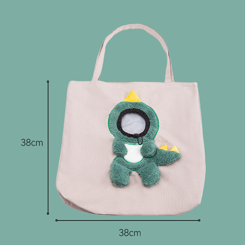 Dinosaur, big shopping bag