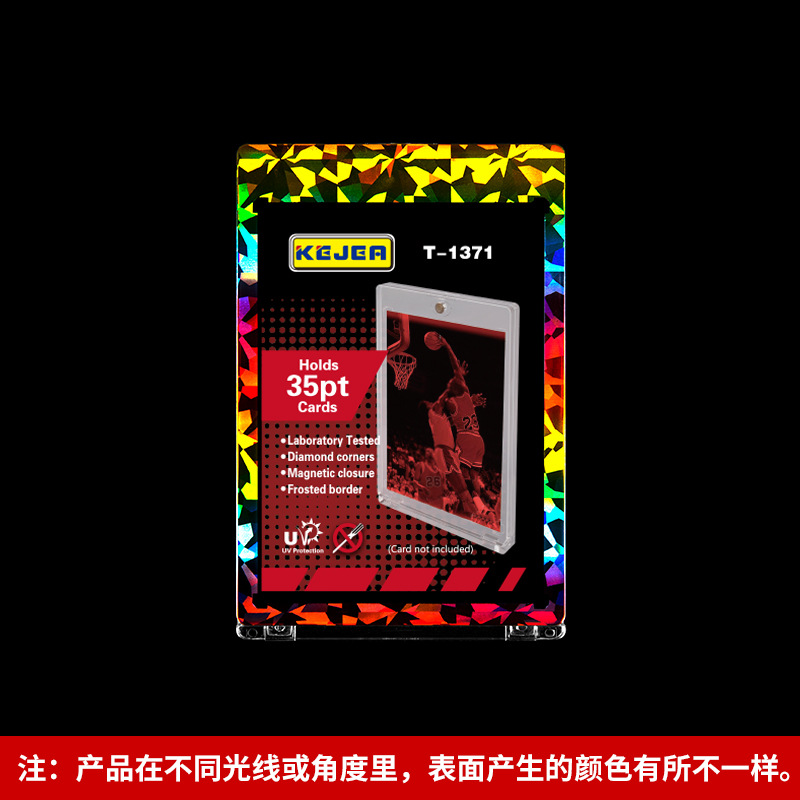 Ladrillo de tarjeta de concha 35-180PT Star Collection Juego de tarjeta acrílica Ladrillo de tarjeta transparente Ladrillo de tarjeta pequeño con ranura magnética