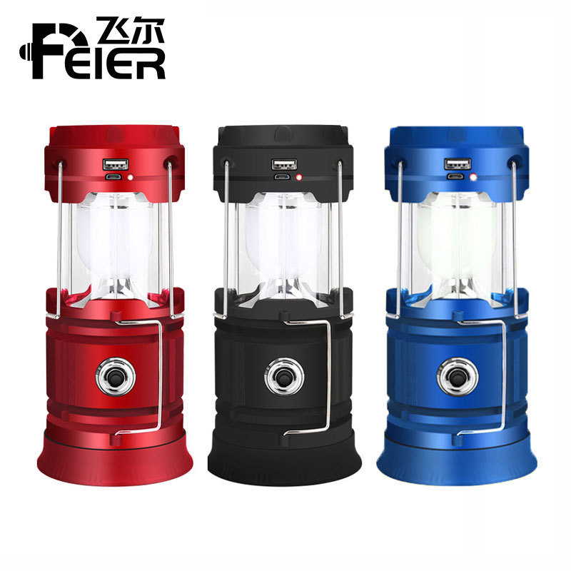 multi-function LED outdoors Solar Lantern USB charge Meet an emergency portable Camping Solar Lights Meet an emergency Lantern