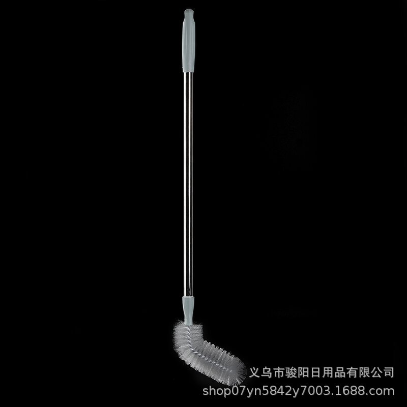 Barra de acero de fábrica barril cepillo de lavado dispensador de agua mineral barril cepillo de plástico esférico de agua pura limpieza largo mango cepillo cabeza