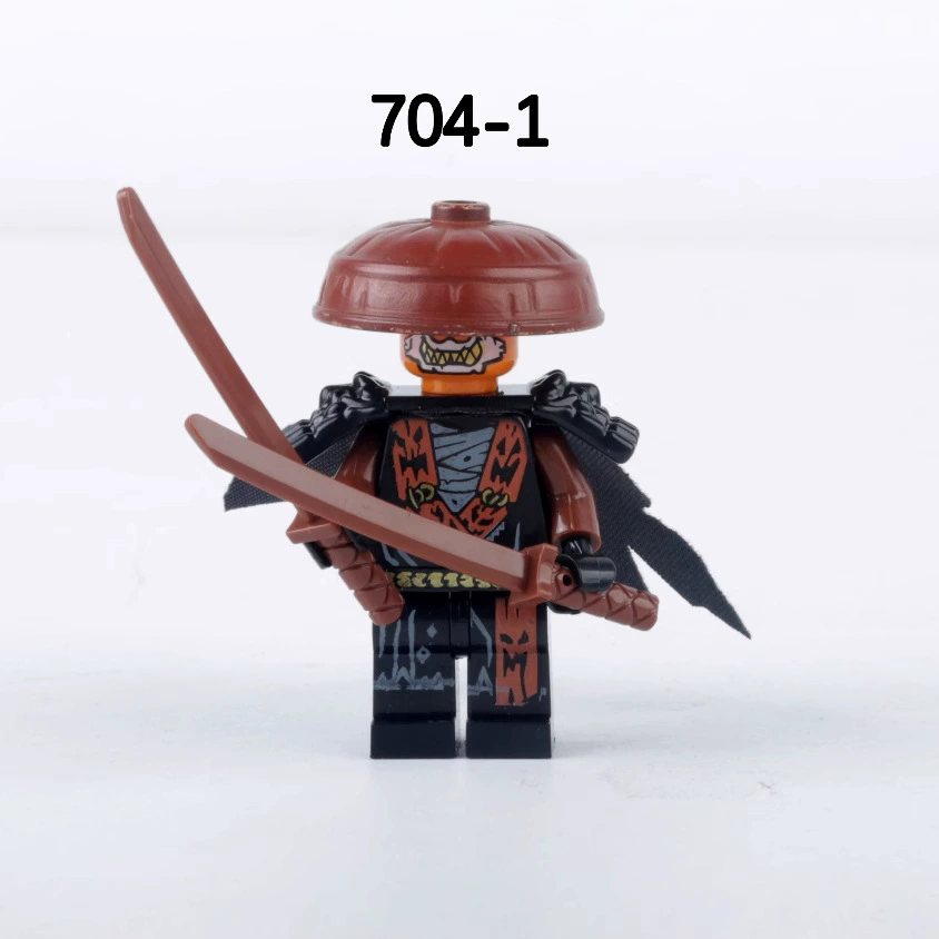 [第三方封禁五人组反派德里克斯702-1古老元素大师人仔积木玩具]