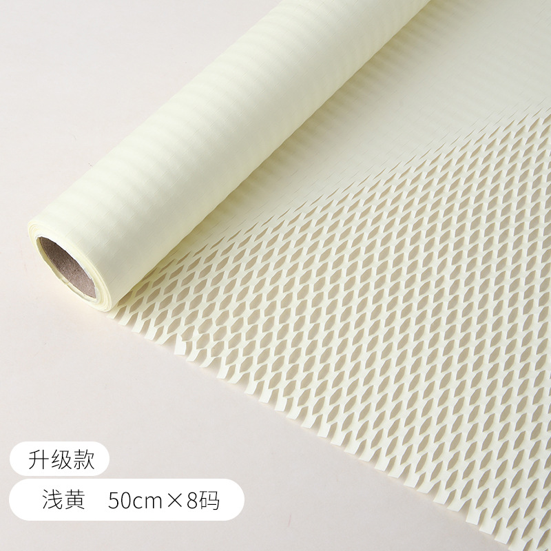 Papel de regalo de nido de abeja, papel de regalo acolchado con rejilla colorida, papel kraft de nido de abeja, venta al por mayor.