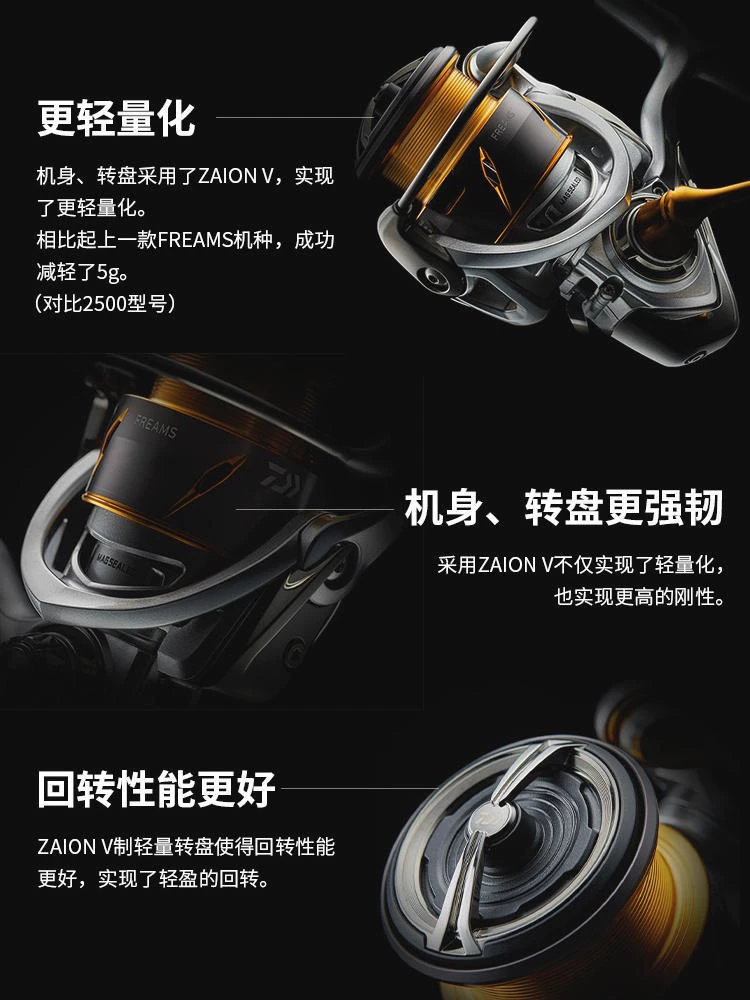 DAIWA 2021 FREAMS CS LT спиннинговая катушка с металлической шпулей, коррозионностойкая, для прибрежной и дальнего заброса