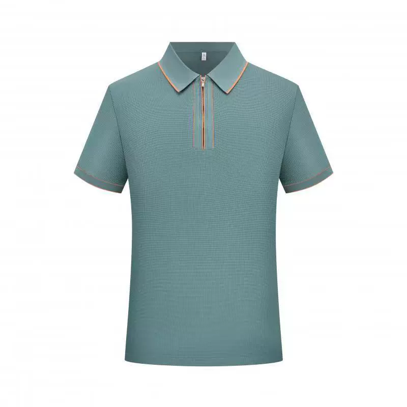 Фабрика прямых продаж GA2024 Летние горячие продажи новые модные гигроскопические сухие мягкие молнии с короткими рукавами мужская рубашка POLO