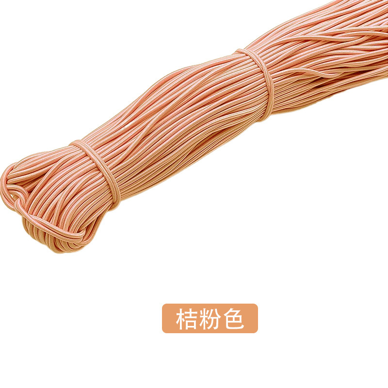 メーカー在庫卸売 2.5 ミリメートルラウンド弾性ロープカラーゴムラテックス高弾性ゴムバンド衣類アクセサリー弾性ロープ|undefined