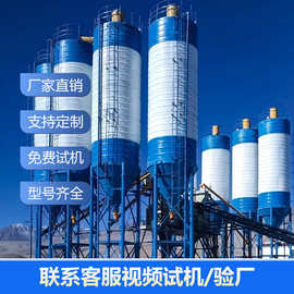 片式分体水泥仓 加厚散装水泥罐 立式储料罐卧式免基础水泥料仓
