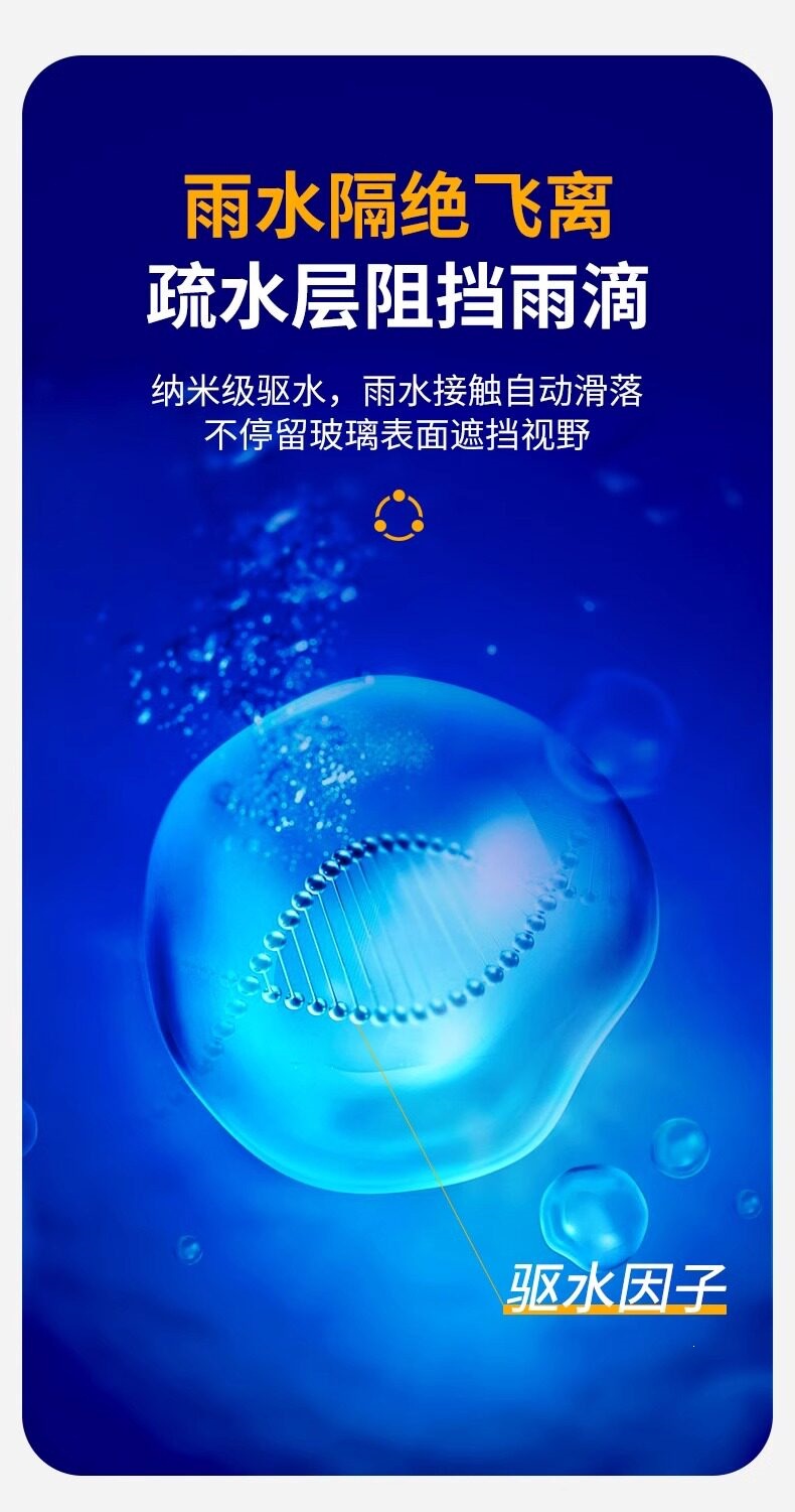 Suitable for rearview mirror rain protection, anti-rain agent, car glass anti-fog spray, waterproof car window water repellent for rainy days