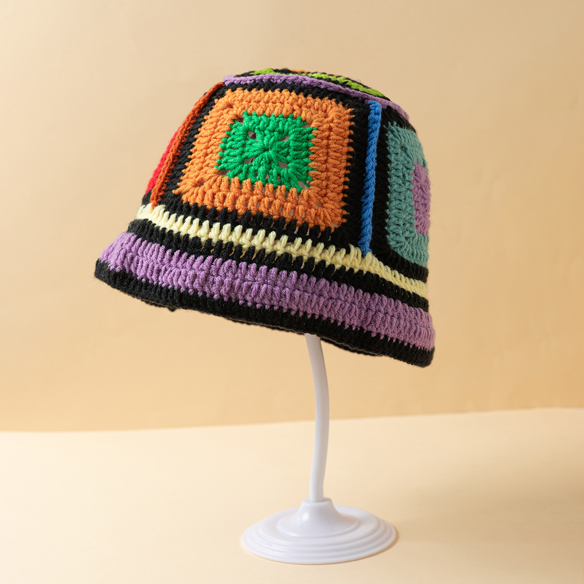 Mujeres Estilo Simple Estilo Clásico Bloque De Color Sin Alero Gorro De display picture 2