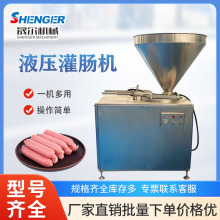 商用肉制品全套加工设备 多功能红肠灌肠机 肉块香肠灌装机