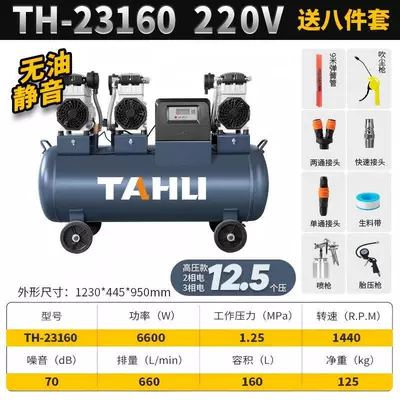 Hava kompressorları Air Compressor Pump - 125bar220v-lifetime-warranty-160l8-piece-set