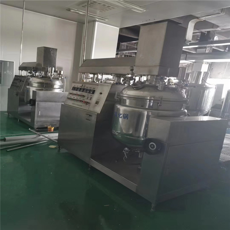 购销二手50升100升150升真空均质乳化机 膏状物料剪切真空乳化机