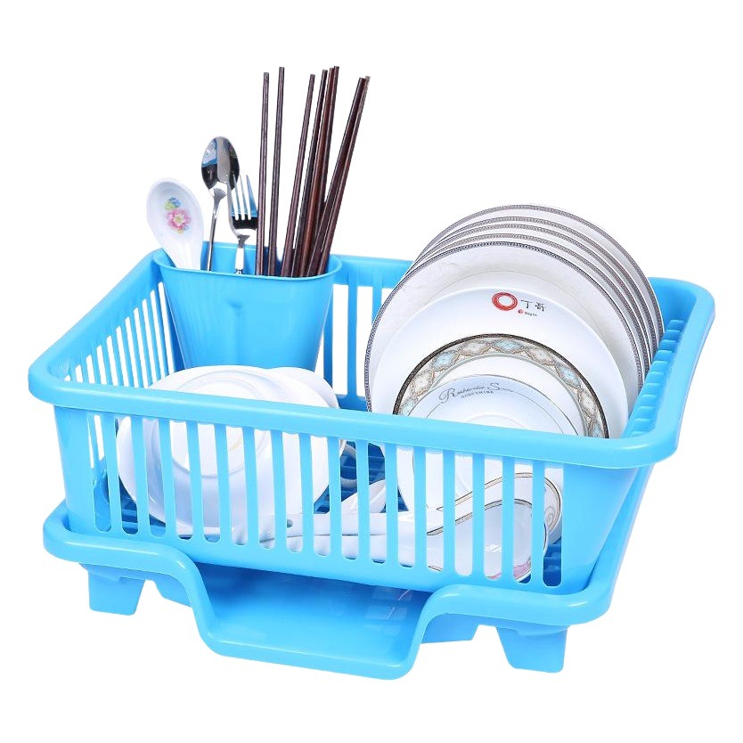 Smi Kitchen Sink Rack for Bowls and Chopsticks, Dish Drying Rack, Dust-Proof Multifunctional Storage Organizer, Sink Bowl Rack