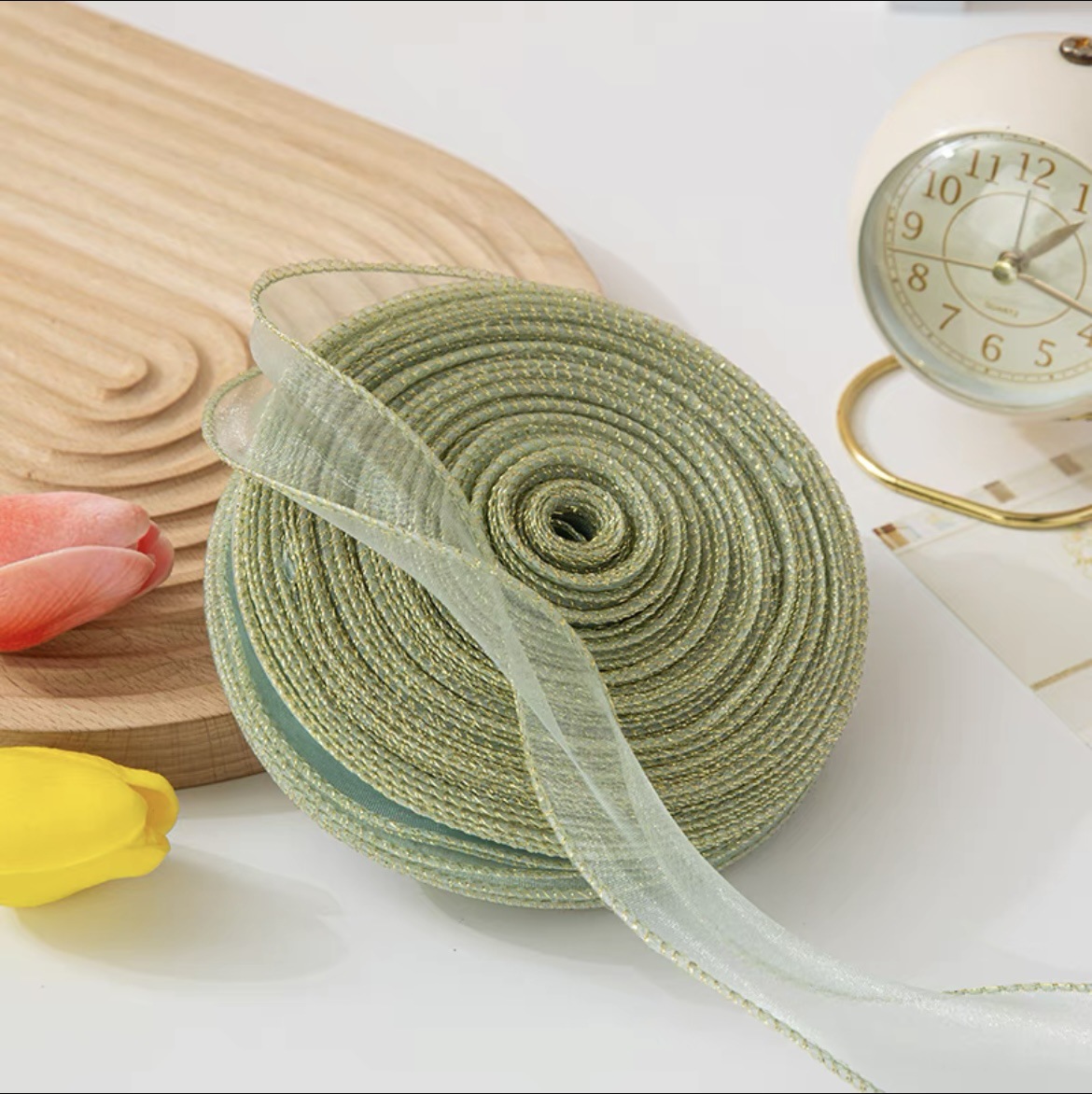 Tela Onda Perlada para Envoltura Floral — DIY Decoración y Repostería