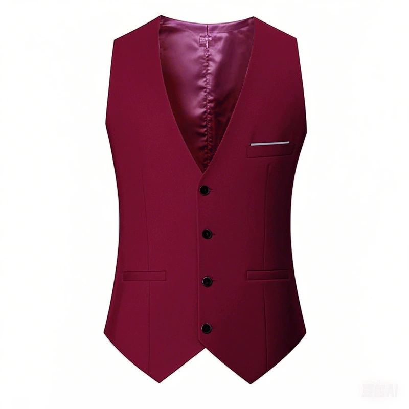 Модный жилет для отдыха, slim fit, 3D