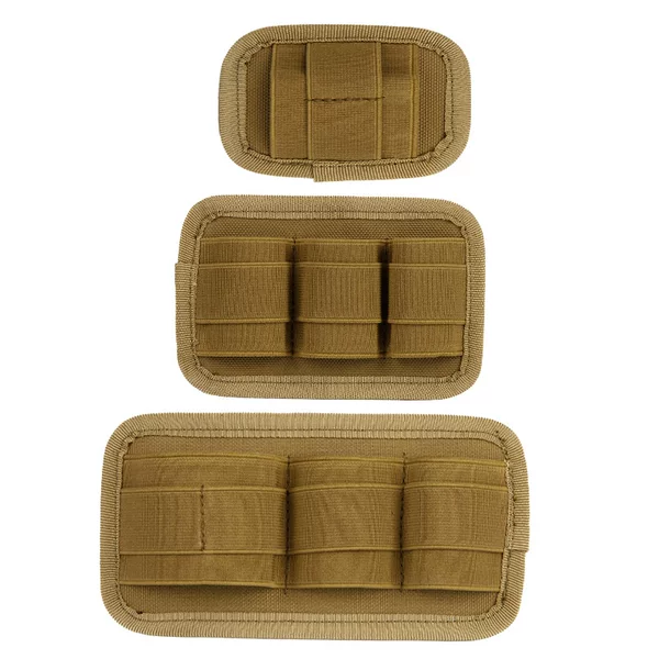 Cross-Border Convenient Plug-In Hookable Three-Piece Set, Elastic Multi-Functional Tactical Module Storage Hanging Pad with Magic Hair