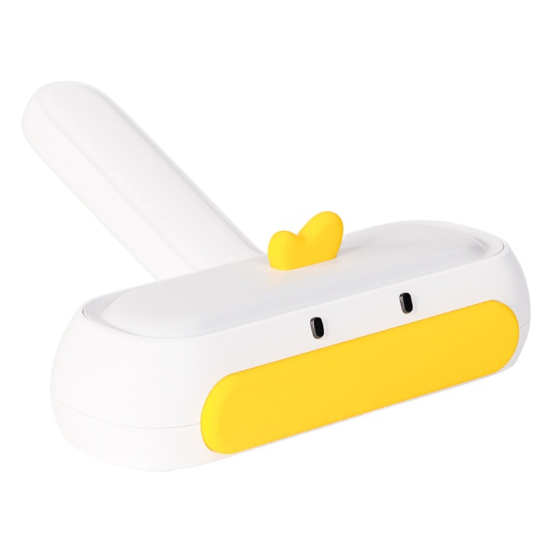 Cepillo de eliminación de vello para mascotas cepillo de eliminación de vello para mascotas perro Dispositivo de pegado suministros para gatos pequeño cepillo de eliminación de vello de pato suministros para mascotas