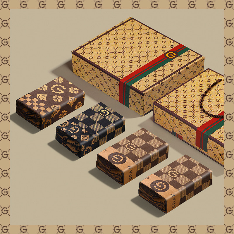 [다섯꽃 브라운 + 체커 블랙 + 체커 브라운 2]