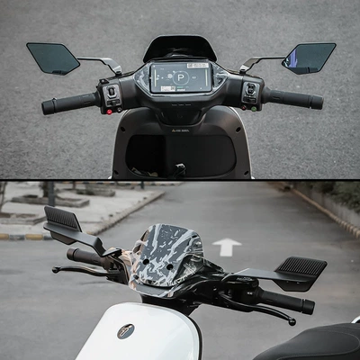 Vehicle Modified New Fixed Wing: Motorcycle rearview mirror