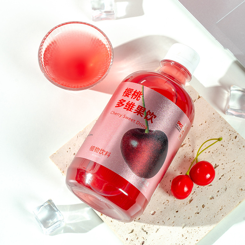 Cherry Multivitamin Fruit Drink (Prunus cerasus) — Fresh-Pressed Botanical Beverage, 5000g Bottle key features