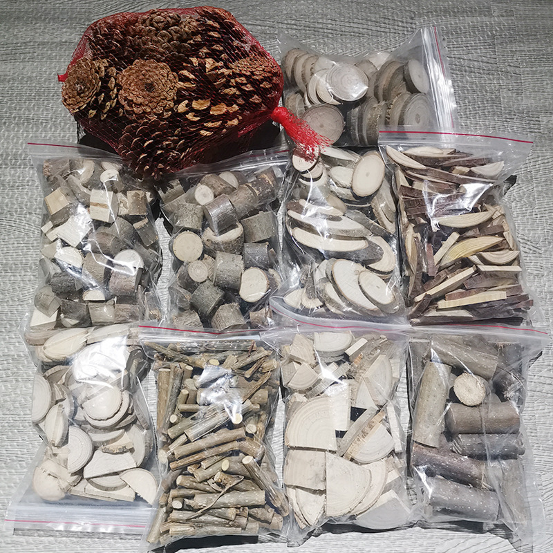 Dried Branch Small Wooden Stick Thin Branch Grocery DIY Material Small Wooden Stick Small Branch Dried Flower Material Bag