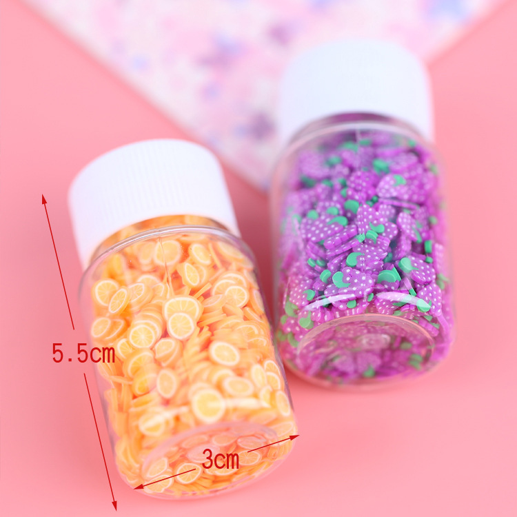 フルーツケーキの柔らかい陶器のdiy材料は水晶を包んでゴムを垂らします。
