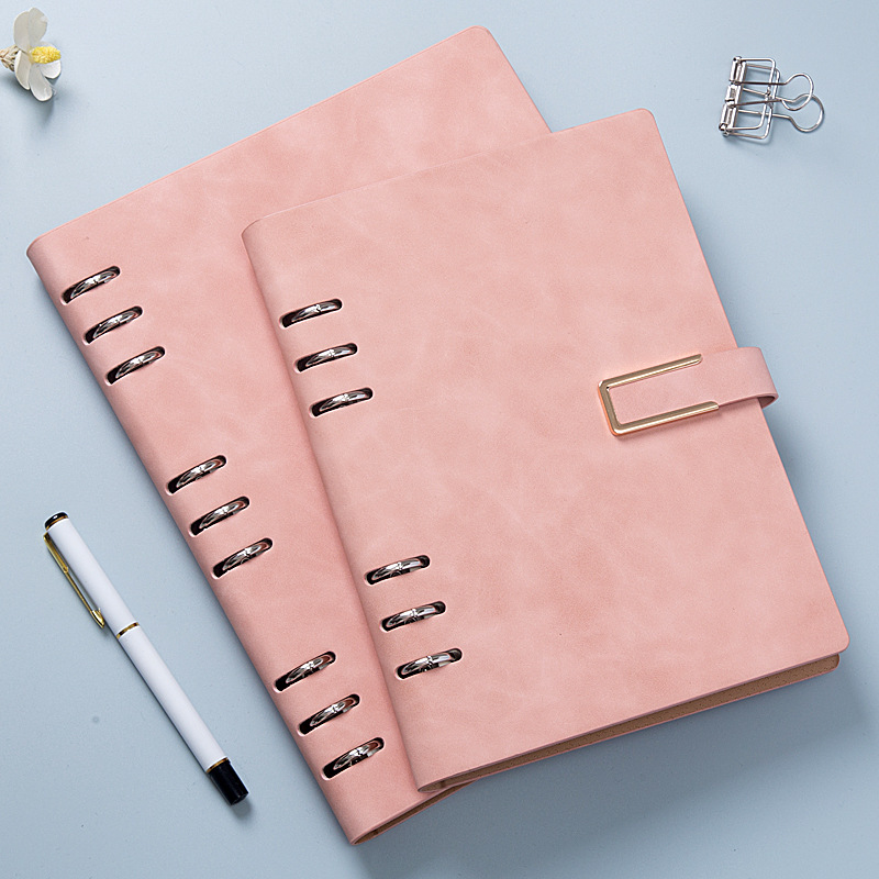 Caja de regalo de cuaderno de negocios a5 hojas sueltas extraíbles bloc de notas b5 oficina de negocios registro de reuniones este regalo de evento