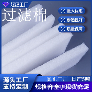 Primary Effect Medium Effect Air Filter Cotton Spray Paint Roof Cotton Air Conditioning Fan Outlet Filter Dustproof Flame Retardant Cotton Manufacturer