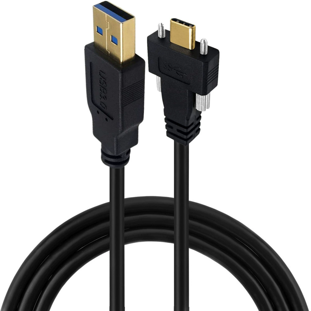 Позолочённый USB3.1Type-C на USB3.0, шайба болтовый промышленный замок панели данных