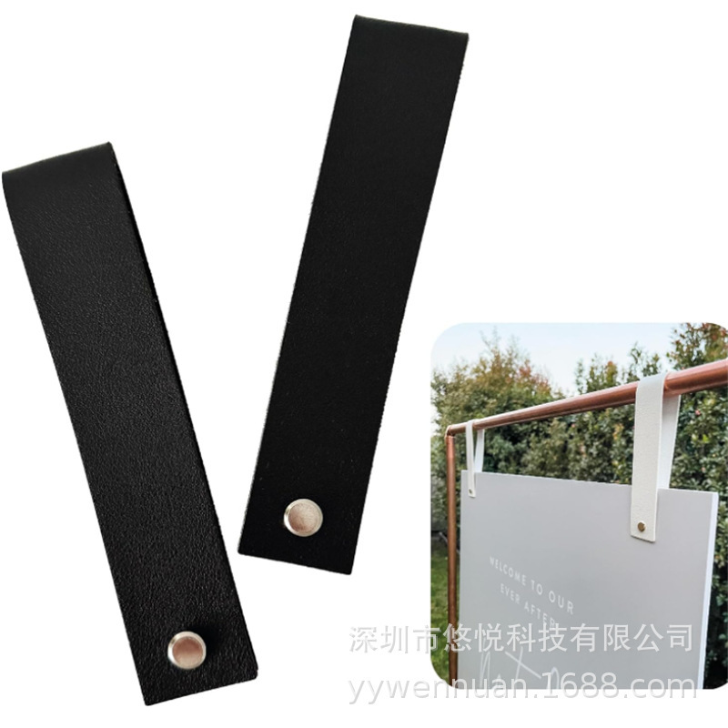 Ready-Made Leather Tag with Logo, Suitable for Weddings, Engagements, Events, Display, Clothing Hangers, and Hooks