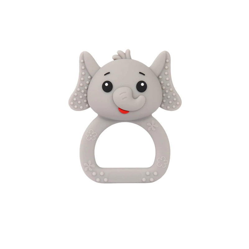 Children's silicone beanbag, appeases handheld teether for correct bite, toy, 0-2 years