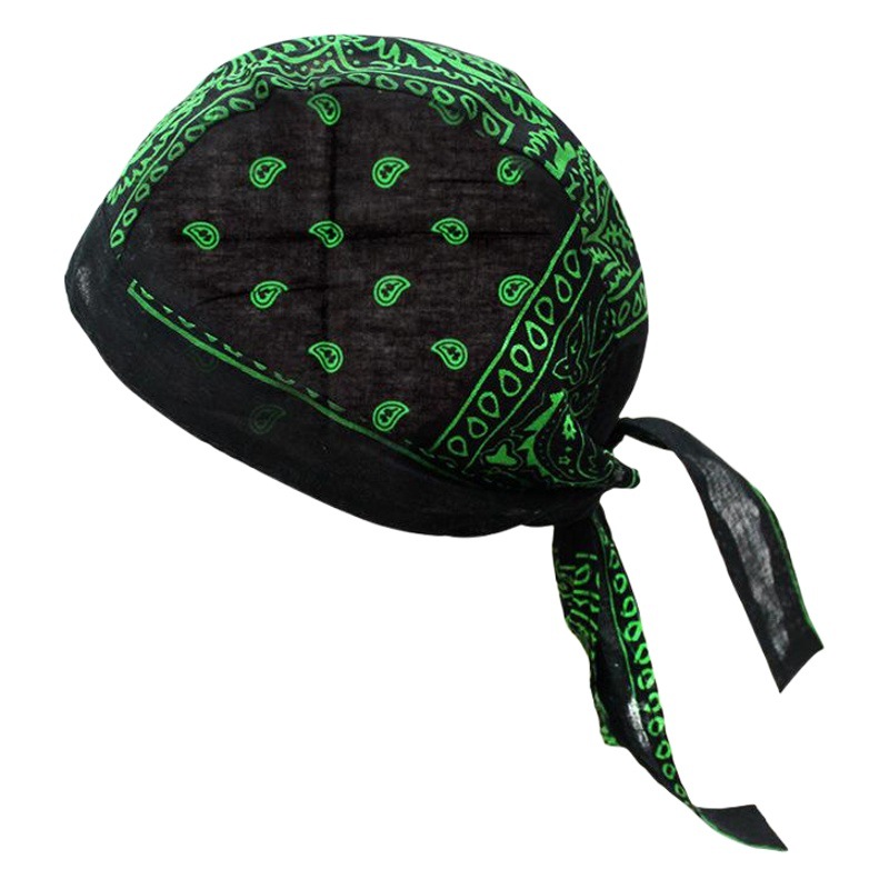 European and American Outdoor Cycling Pirate Hat Pure Cotton Printed Single Cashew Multi-Color Turban Hat Hip-Hop Hip-Hop Spot Wholesale