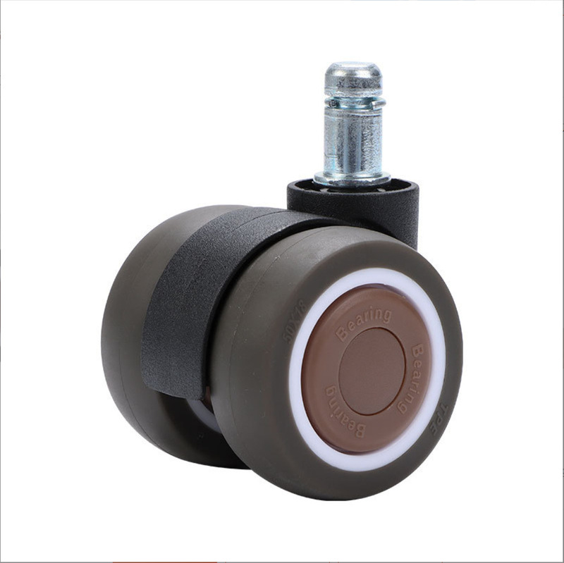 2inch Swivel Chair Casters Without Brake Computer Chair Wheels Wholesale Circlip Universal Wheel Silent Smooth High Load-bearing Pulley