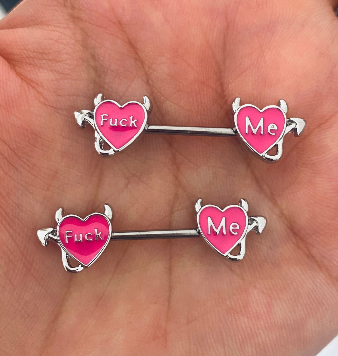 New Hot-Selling Dark Halloween Stainless Steel Bat Nipple Little Devil Navel Piercing Jewelry In Stock_voghion.com