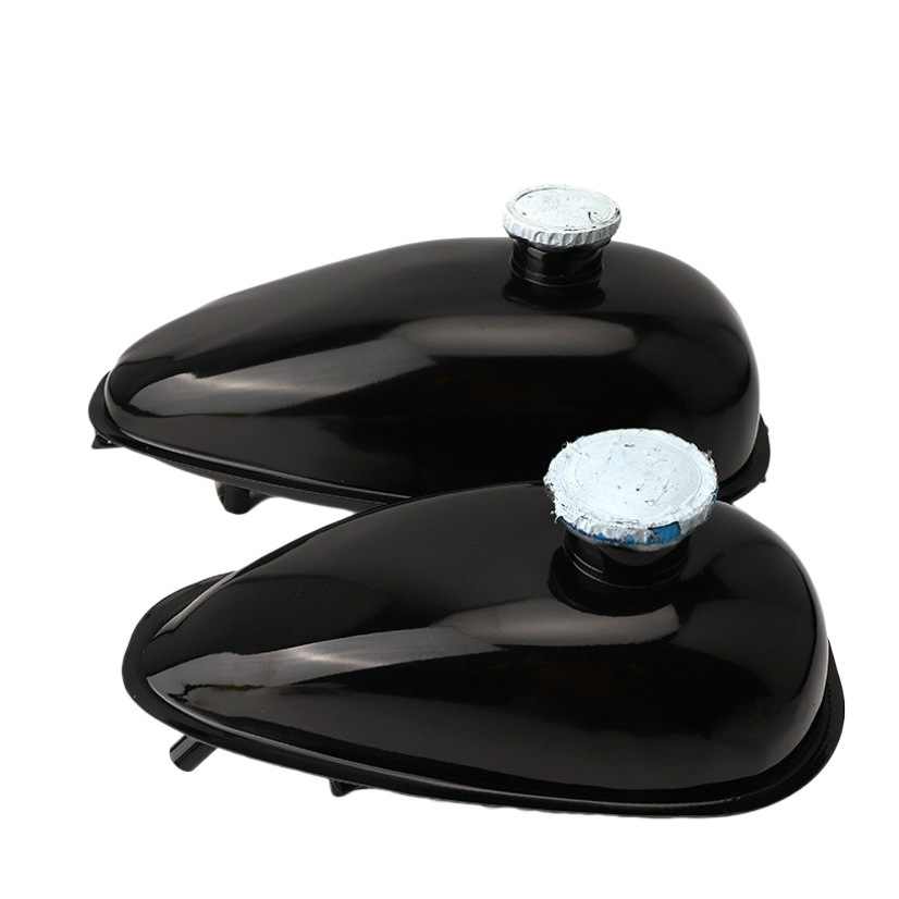 Mini tanque de combustible de la motocicleta pequeño desplazamiento 2 tiempos potencia bicicleta hierro tanque de combustible 3L 4L 5L capacidad de suministro directo